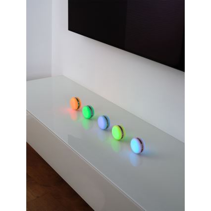 Osram - LED RGB ściemnialny głośnik SMART+ MACARON LED/1,75W/3,7V 450 mAh pomarańczowy
