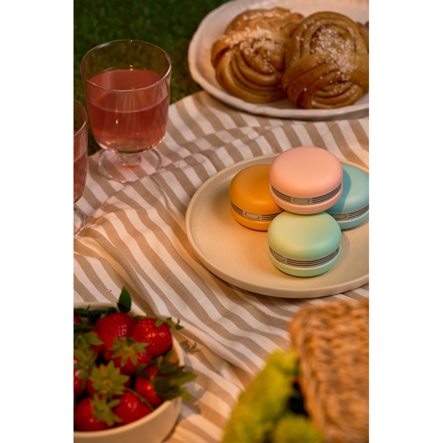 Osram - LED RGB ściemnialny głośnik SMART+ MACARON LED/1,75W/3,7V 450 mAh pomarańczowy
