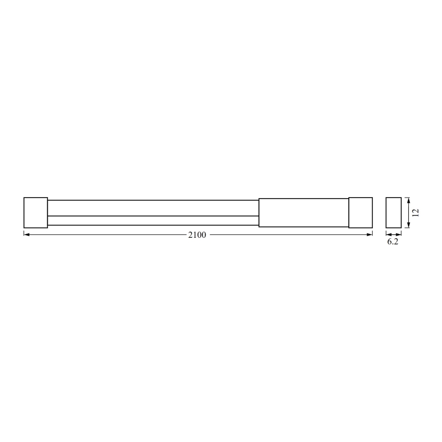 Osram - Taśma LED RGBW ściemnialna NEON FLEX 2m LED/4W/5V + zdalne sterowanie
