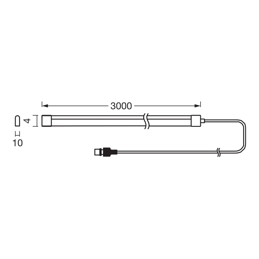 Osram - LED RGBW ściemnialny pasek solarny FLEX MAGIC 3m LED/1,2W/3,7V 2000 mAh IP44 + pilot zdalnego sterowania