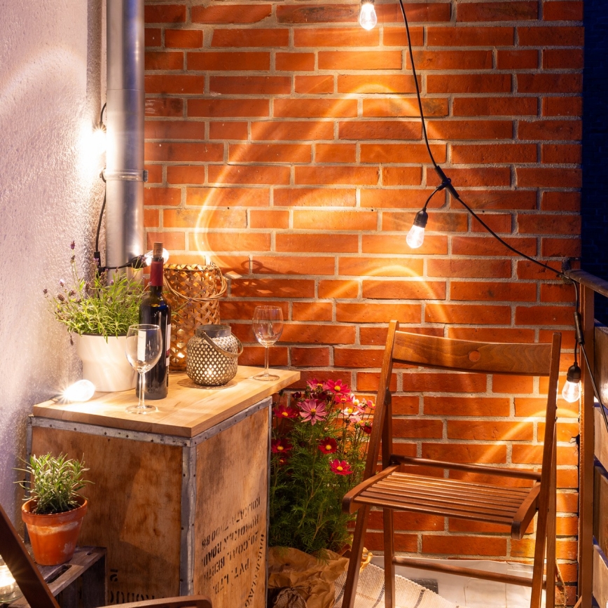 Osram - LED RGB ściemnialny zewnętrzny łańcuch świetlny SMART+ STRING 12xLED/230V 7,47m IP44 Wi-Fi