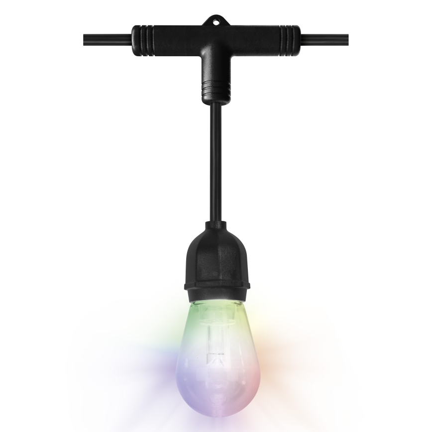 Osram - LED RGB ściemnialny zewnętrzny łańcuch świetlny SMART+ STRING 12xLED/230V 7,47m IP44 Wi-Fi