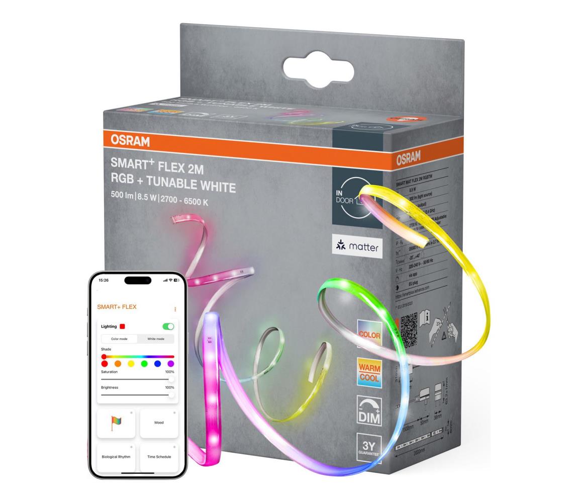Osram - LED RGB+TW Ściemnialny pasek SMART+ FLEX 2m LED/8,5W/230V 2700-6500K Wi-Fi