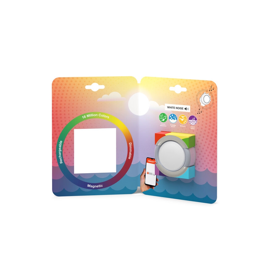 Osram - LED RGBW ściemnialna dotykowa lampka orientacyjna SMART+ DOT-IT LED/0,5W/3,7V 300 mAh