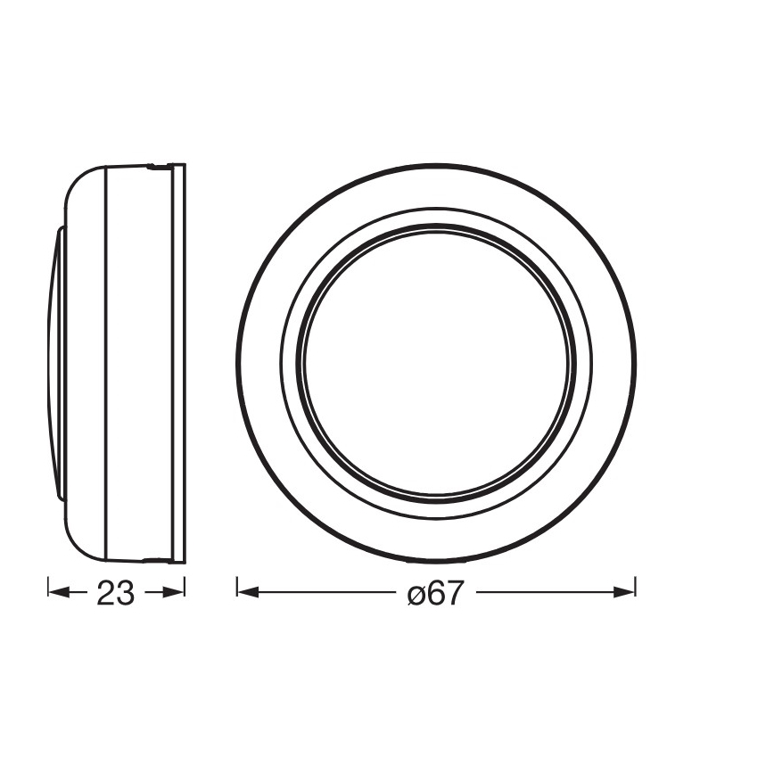 Osram - LED RGBW ściemnialna dotykowa lampka orientacyjna SMART+ DOT-IT LED/0,5W/3,7V 300 mAh