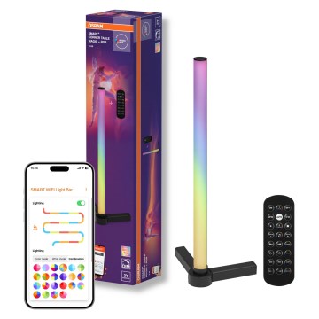Osram - LED RGBW ściemnialna lampa biurkowa SMART+ MAGIC LED/7,5W/230V 2700-6500K czarna Wi-Fi + pilot zdalnego sterowania