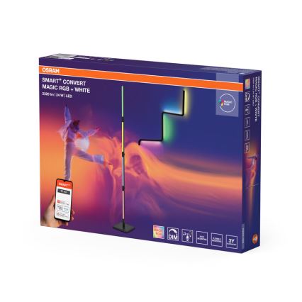 Osram - LED RGBW ściemnialna lampa podłogowa 2 w 1 SMART+ MAGIC LED/24W/230V Wi-Fi