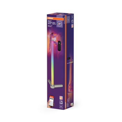 Osram - LED RGBW ściemnialna lampka stołowa SMART+ MAGIC LED/7,5W/230V 2700-6500K srebrna Wi-Fi + pilot zdalnego sterowania