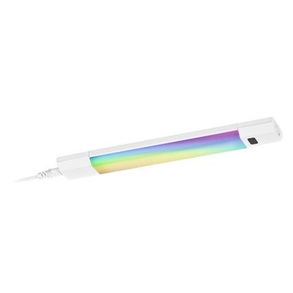 Osram - LED RGBW ściemnialna listwa podszafkowa z czujnikiem ruchu LINEAR EDGE LED/4W/230V 30 cm biała + pilot zdalnego sterowania