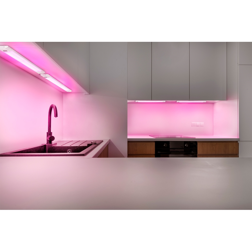 Osram - Oprawa podszafkowa LED RGBW ściemnialna z czujnikiem ruchu LINEAR EDGE LED/8W/230V 50 cm biała + pilot zdalnego sterowania