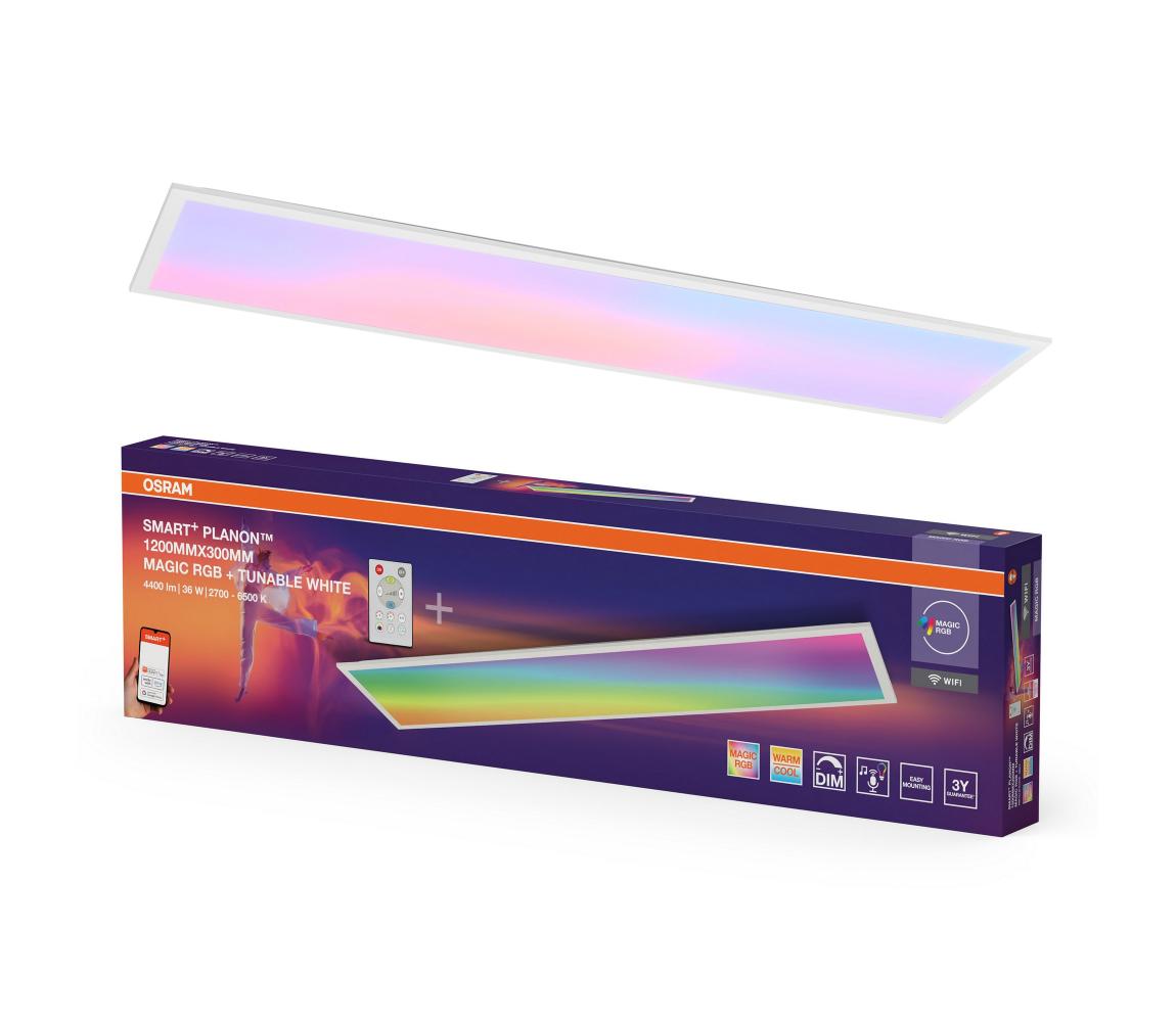 Osram -LED RGBW ściemnialna oprawa sufitowa SMART+ MAGIC LED/36W/230V Wi-Fi +DO