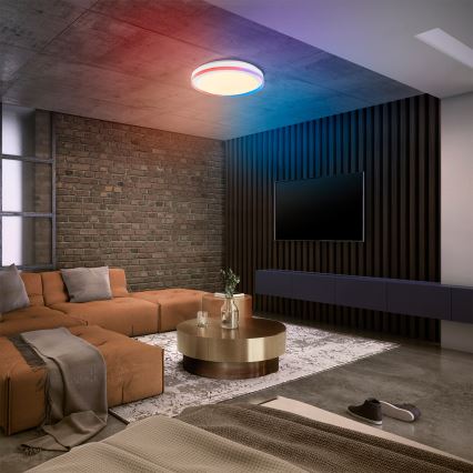 Osram - LED RGBW ściemnialna oprawa sufitowa SMART+ MAGIC LED/38W/230V śr. 49 cm biała 2700-6500K Wi-Fi