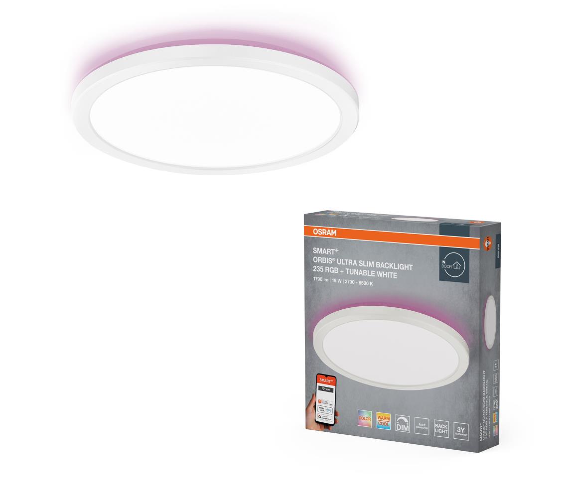 Osram - LED RGBW ściemnialna oprawa sufitowa SMART+ ORBIS LED/19W/230V Wi-Fi