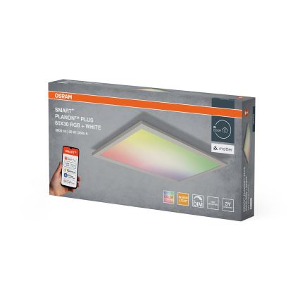 Osram -LED RGBW Ściemnialna oprawa sufitowa SMART+ PLANON LED/28W/230V 60x30 cm Wi-Fi