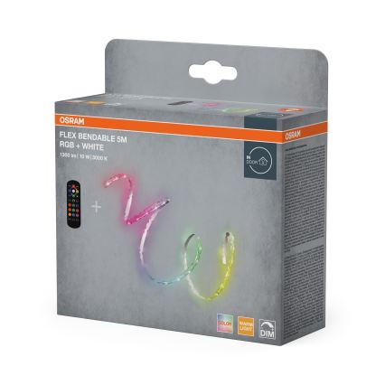 Osram - LED RGBW ściemnialna taśma FLEX 5m LED/10W/230V + pilot zdalnego sterowania