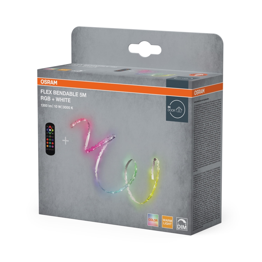 Osram - LED RGBW ściemnialna taśma FLEX 5m LED/10W/230V + pilot zdalnego sterowania