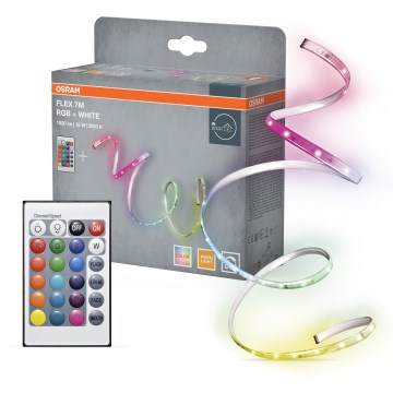 Osram - LED RGBW ściemnialna taśma FLEX 7m LED/18W/230V + pilot zdalnego sterowania