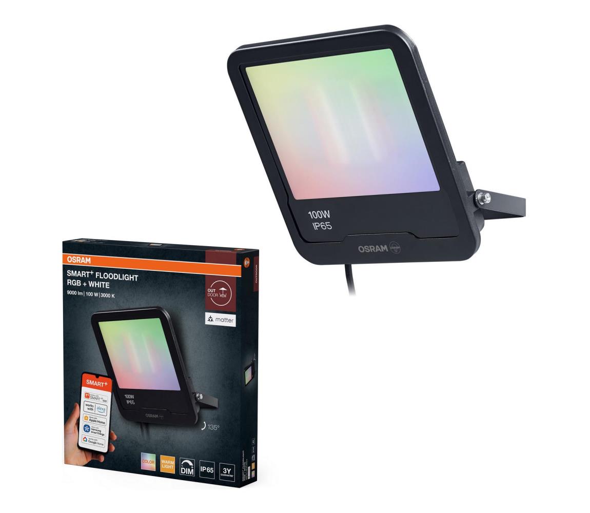 Osram - LED RGBW ściemnialny naświetlacz SMART+ FLOODLIGHT LED/100W/230V IP65 Wi-Fi