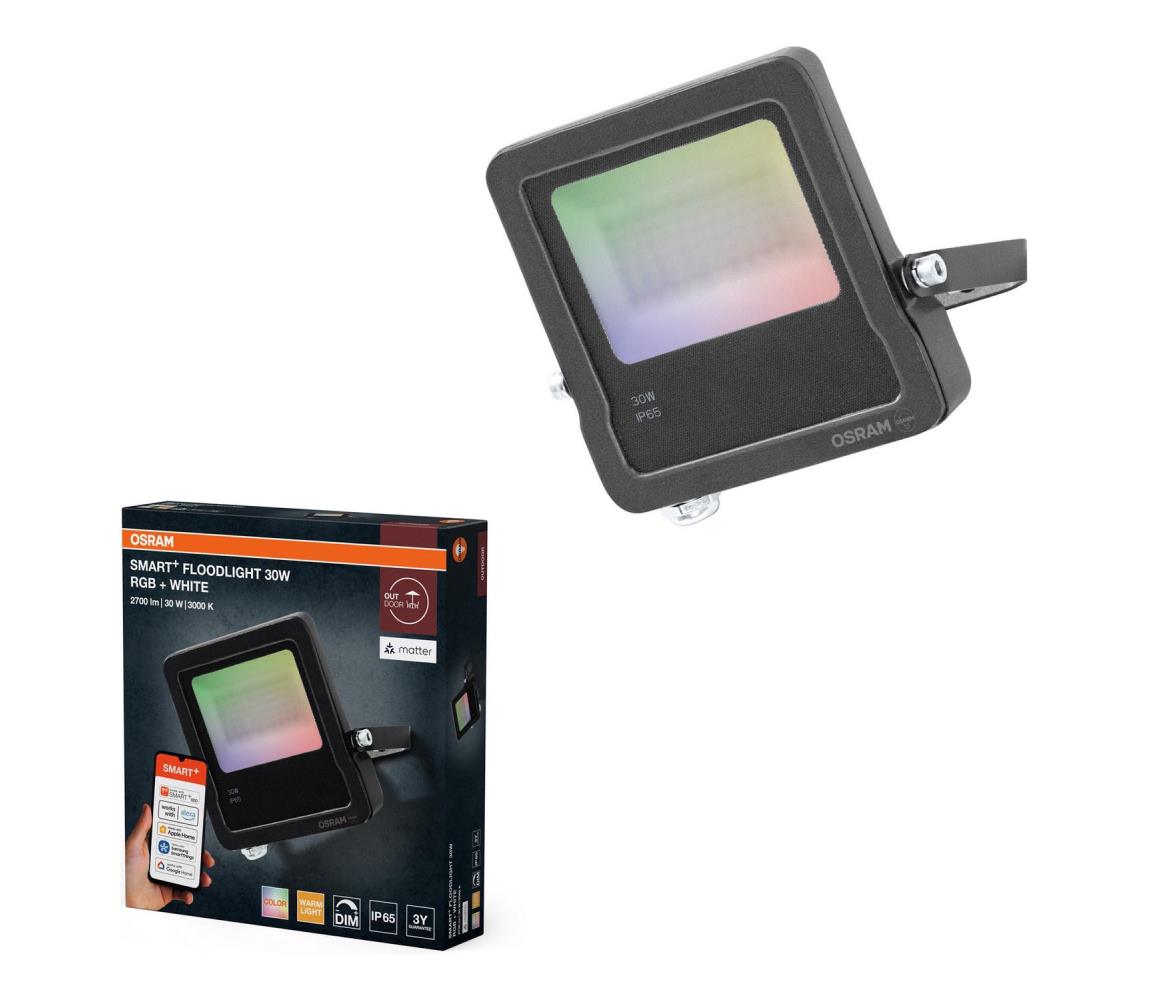 Osram - LED RGBW ściemnialny naświetlacz SMART+ LED/30W/230V IP65 Wi-Fi