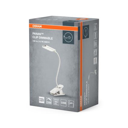 Osram - LED ściemnialna dotykowa lampka stołowa PANAN LED/5,2W/5V 1200 mAh