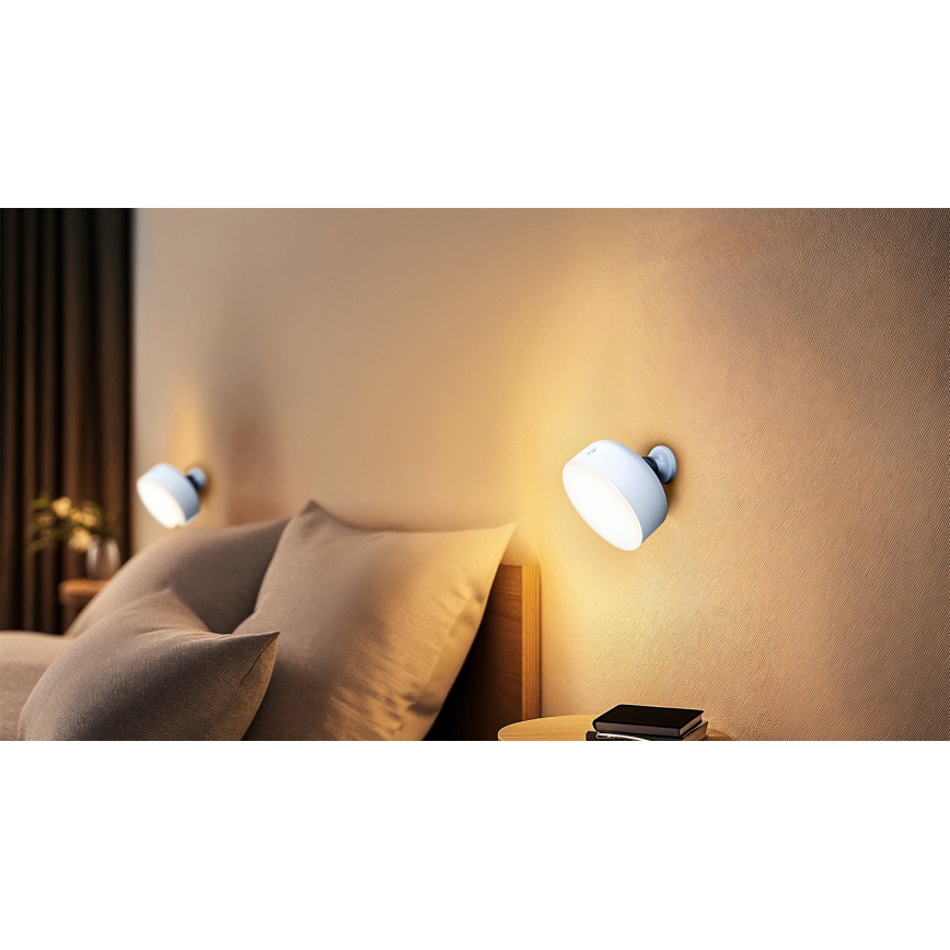 Osram - LED ściemnialna ładowalna lampka biurkowa 3w1 DECOR HELPER LED/1,8W/5V biała