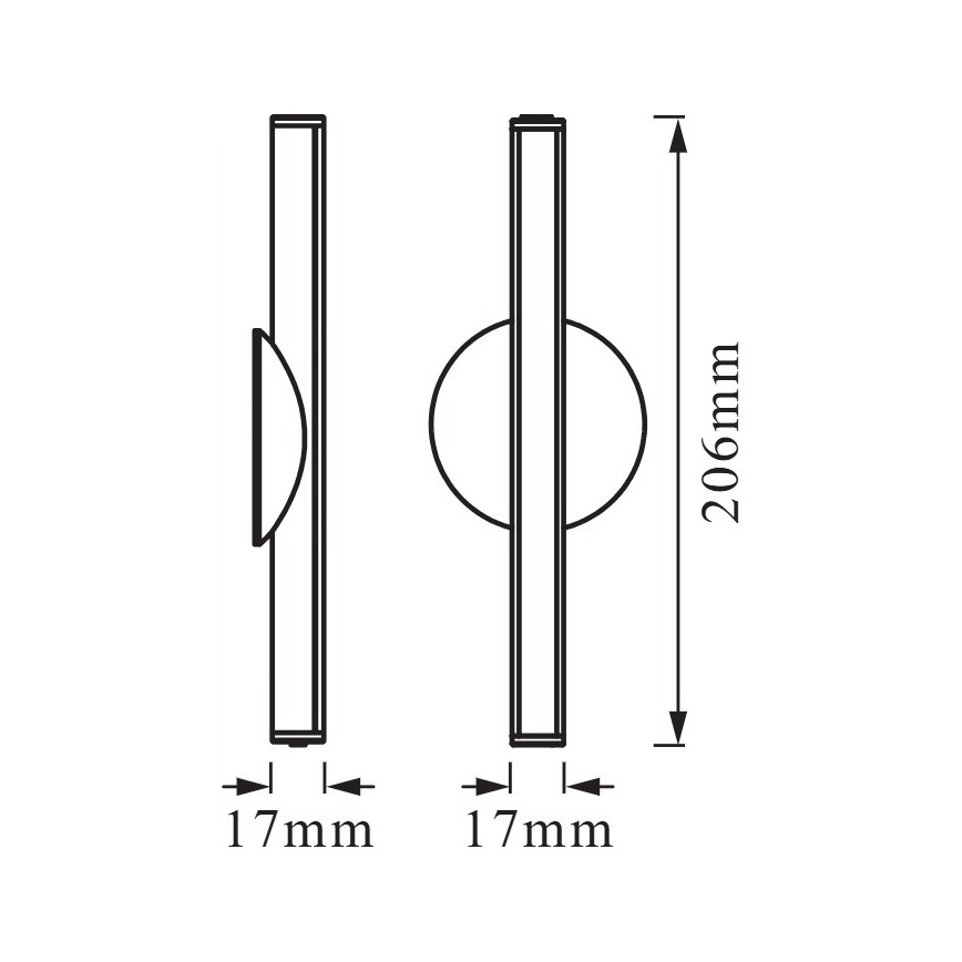 Osram - LED ściemnialna ładowalna oprawa orientacyjna LEDSTIXX LED/2W/5V CRI 90 biała