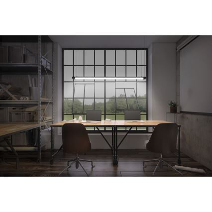 Osram - LED ściemnialny żyrandol na lince OFFICE LINE LED/40W/230V 4000K 120 cm czarny