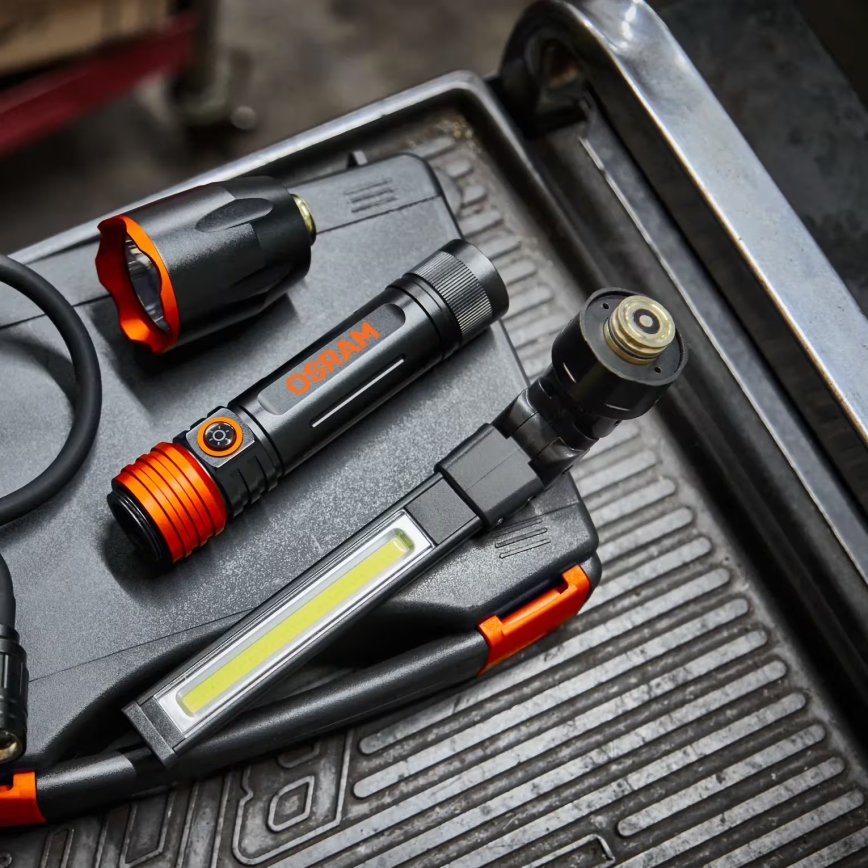 Osram - ściemnialna latarka inspekcyjna do samochodu 3w1 LEDINSPECT LED/5W/5V 4000 mAh