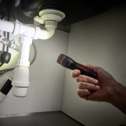 Osram - Latarka LED z regulacją jasności LEDINSPECT TORCH 450 ESSENTIAL LED/6W/3xAAA IP44