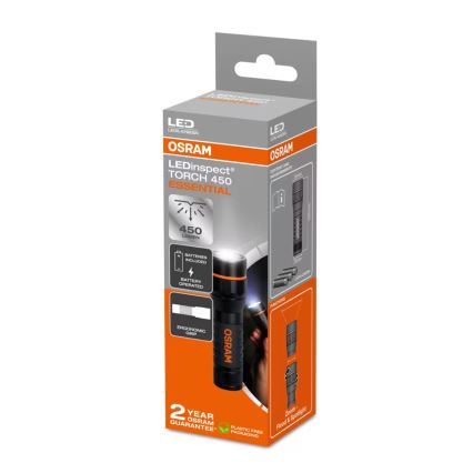 Osram - Latarka LED z regulacją jasności LEDINSPECT TORCH 450 ESSENTIAL LED/6W/3xAAA IP44