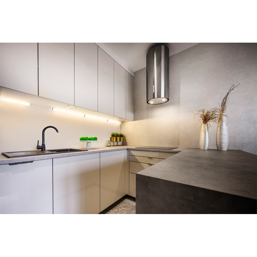 Osram - Ściemnialna oprawa podszafkowa LED z czujnikiem ruchu LINEAR ANGLE LED/7,5W/230V 3000/4000/6500K 55 cm biała