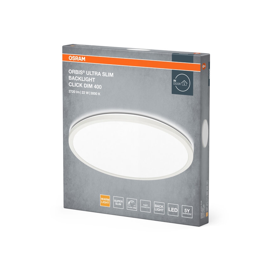 Osram - LED ściemnialna oprawa sufitowa ORBIS LED/22W/230V biała