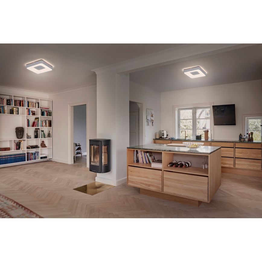 Osram - LED Ściemnialna oprawa sufitowa ORBIS PIANA LED/16W/230V 29x29 cm biała