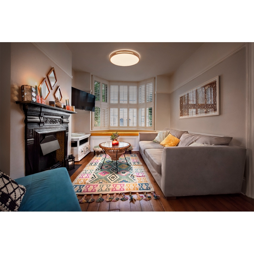 Osram - LED ściemnialna oprawa sufitowa ORBIS WOODBURRY LED/16W/230V śr. 30 cm