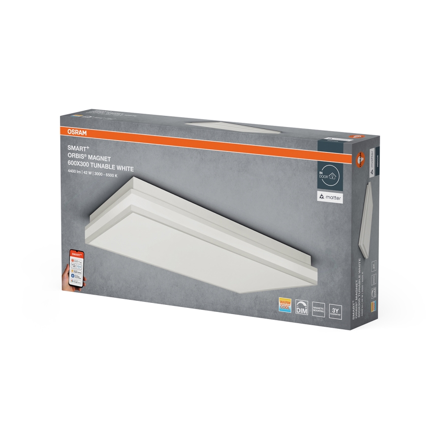Osram - Ściemnialna oprawa sufitowa SMART+ MAGNET LED/42W/230V 30x60 cm 3000-6500K Wi-Fi