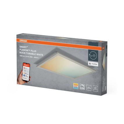Osram - ściemnialna oprawa sufitowa SMART+ PLANON LED/22W/230V 60x30 cm 3000-6500K Wi-Fi