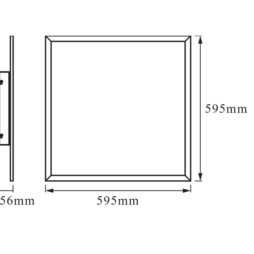 Osram - LED ściemnialna oprawa sufitowa SMART+ PLANON LED/36W/230V 60x60 cm 3000-6500K Wi-Fi