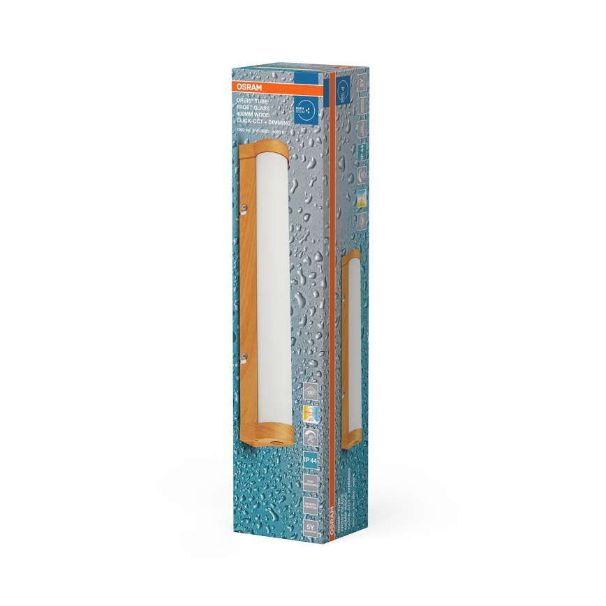 Osram - ściemnialne oświetlenie lustra LED ORBIS TUBE LED/9W/230V 3000/4000K 40 cm IP44 brązowe