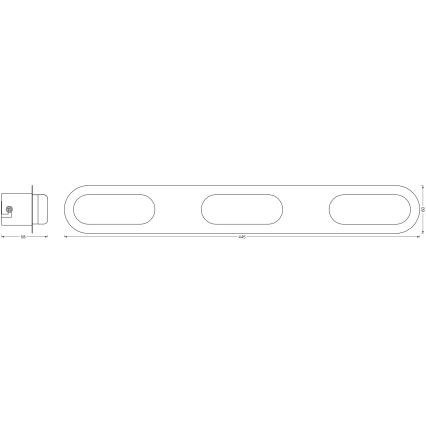Osram - LED ściemnialny kinkiet łazienkowy SMART+ DUPLO LED/20W/230V 3000-6500K IP44 Wi-Fi