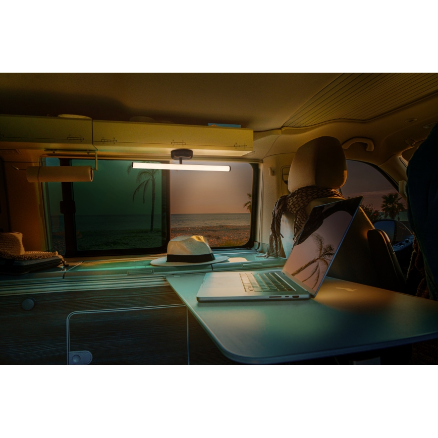 Osram - ściemnialny, ładowalny, dotykowy kinkiet LED NIGHTLUX LED/1,8W/5V czarny