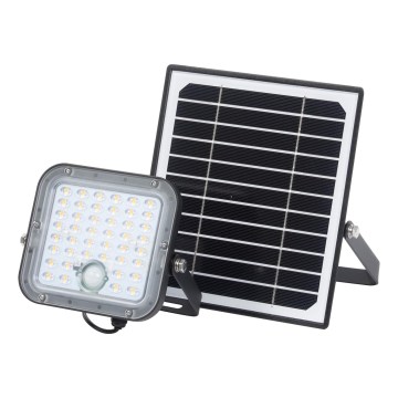 Osram - LED ściemnialny solarny reflektor z czujnikiem ENDURA LED/10W/4,2V 4000K IP65 czarny + pilot zdalnego sterowania