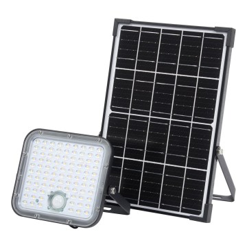 Osram - LED ściemnialny solarny reflektor z czujnikiem ENDURA LED/30W/6,4V 4000K IP65 czarny + pilot zdalnego sterowania