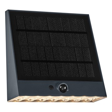 Osram - LED solarna oprawa ścienna z czujnikiem ENDURA STYLE, LED 10,2 W / 4,2 V, akumulator 2000 mAh, IP54, antracyt