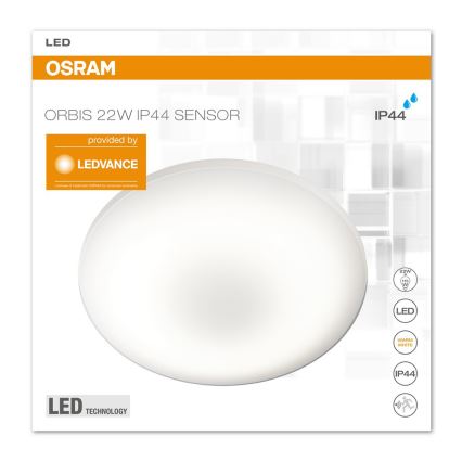 Osram - LED Zewnętrzne oświetlenie z czujnikiem SILARA LED/22W/230V IP44