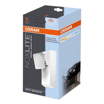 Osram - LED Kinkiet zewnętrzny z czujnikiem NOXLITE LED/7,5W/230V IP55