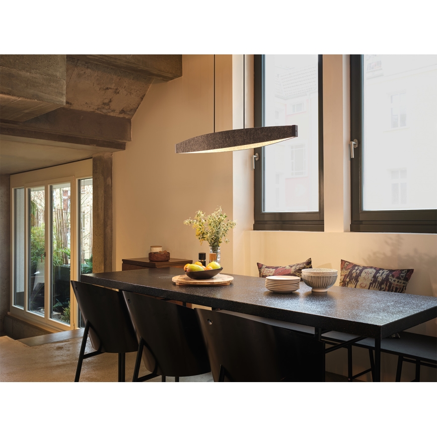 Osram - LED żyrandol na lince DECOR FLAT LED/23W/230V szary