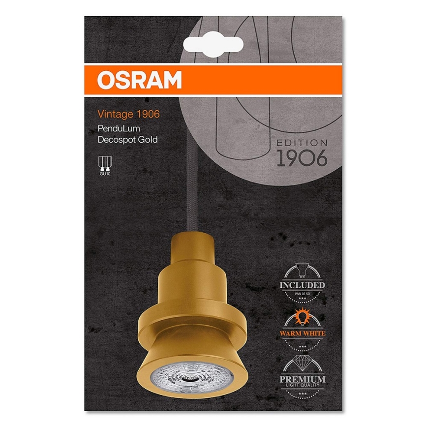 Osram - LED Żyrandol na lince PENDULUM 1xGU10/6,1W/230V