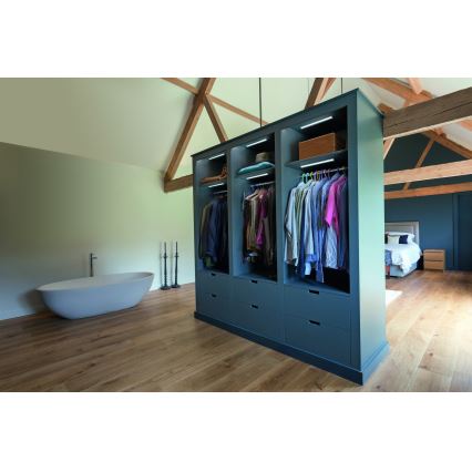 Osram - Oprawa LED podszafkowa z czujnikiem ruchu i zmierzchu MOBILE LED/1W/5V 500 mAh 20 cm biała