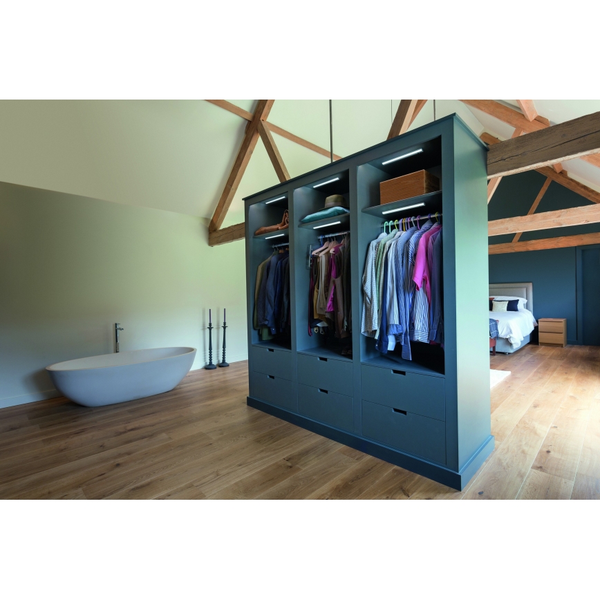 Osram - Oprawa LED podszafkowa z czujnikiem ruchu i zmierzchu MOBILE LED/1W/5V 500 mAh 20 cm biała