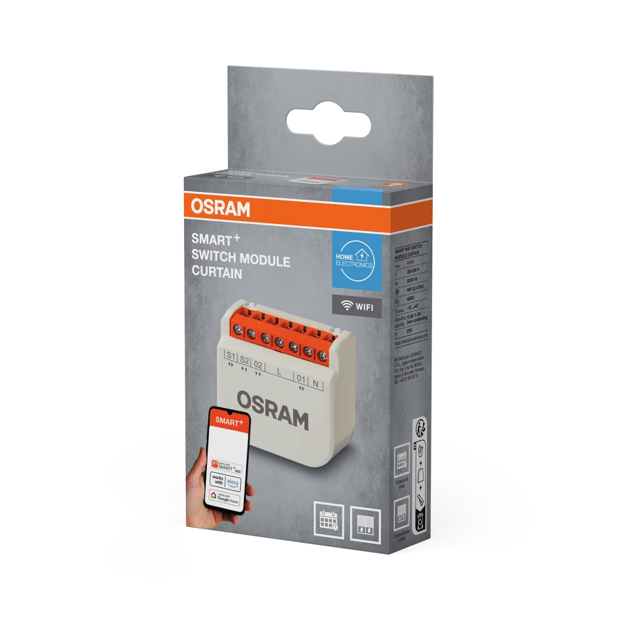 Osram - Moduł przełączający do włącznika dla żaluzji, rolet i zasłon SMART+ 230V Wi-Fi